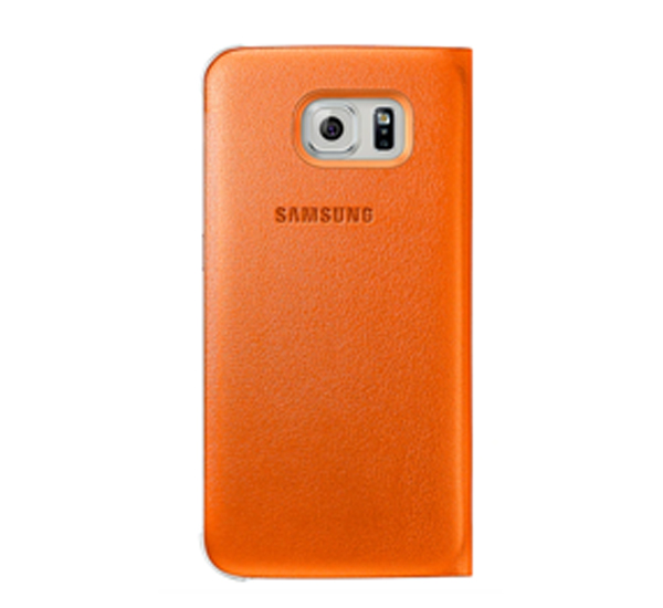 SAMSUNG GALAXY S6 LEATHER SVIEW ORANGE